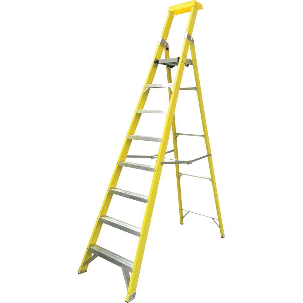 Zarges 300808 Grp Platform Steps Platform Height 1.88M 8 Rungs - Image 1