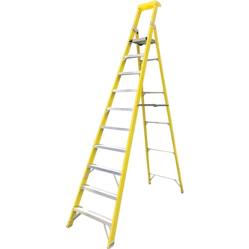 Zarges 300810 Grp Platform Steps Platform Height 2.35M 10 Rungs - Image 1