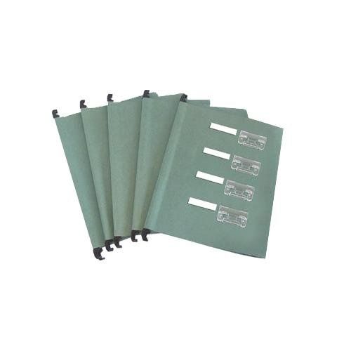 ValueX A4 Suspension File Manilla V Base Green (Pack 20) - FP20A4 - Image 1