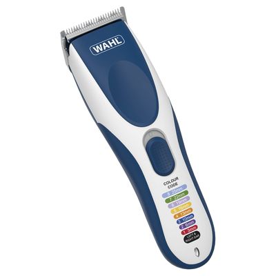 WAHL Colour Pro 9649-017 Hair Clipper - White & Blue, Blue,White