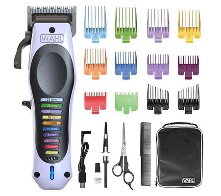WAHL Colour Pro Hair Clipper - White & Black, Blue,White