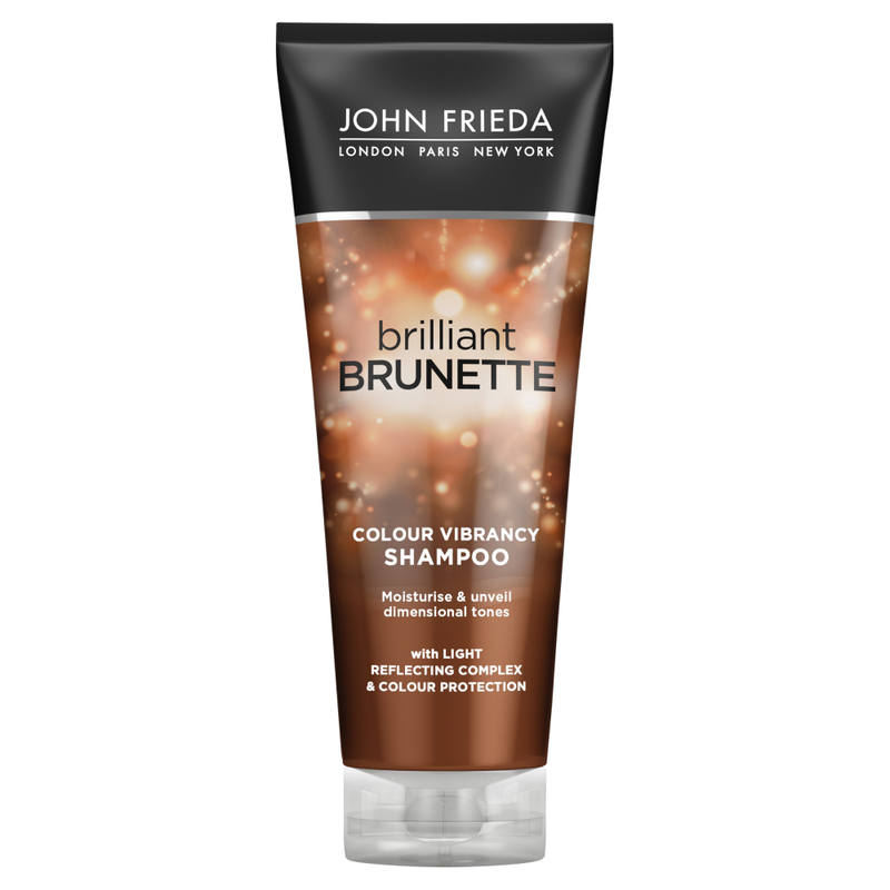 John Frieda Brilliant Brunette Colour Vibrancy Shampoo 250ml - Image 1