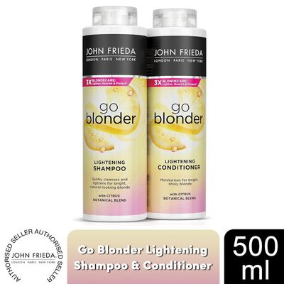 John Frieda Sheer Blonde Go Blonder Shampoo and Conditioner New Duo Pack - Go Blonder Shampoo & Conditioner