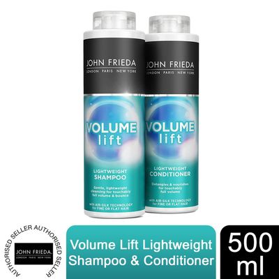 John Frieda Luxurious Volume Lift Lightweight Shampoo and Conditioner Duo Pack - Volume Lift Shampoo & Conditioner