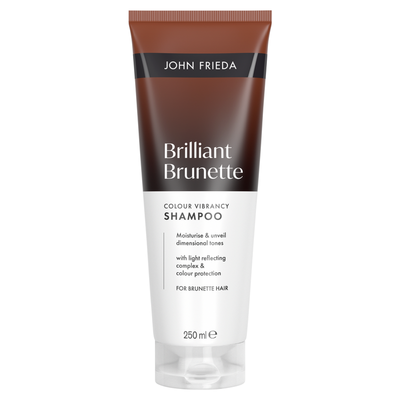 John Frieda Brilliant Brunette Colour Vibrancy Shampoo 250ml in Misc | Size: 90ml - Thumbnail 2