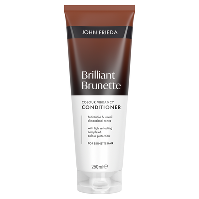 John Frieda Brilliant Brunette Colour Vibrancy Conditioner 250ml in Misc - Thumbnail 2