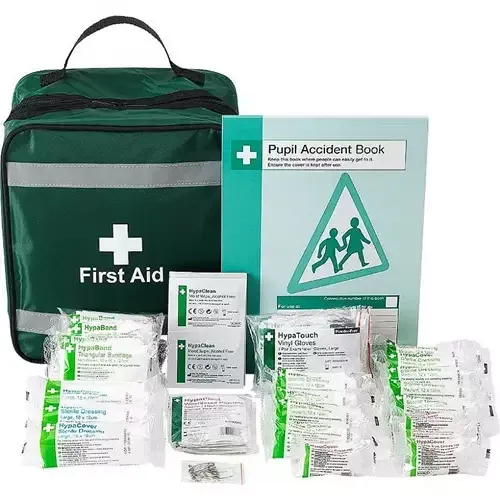 School Outing First Aid Kit Nylon Bag Containing First Aid Products - K458 - Image 1