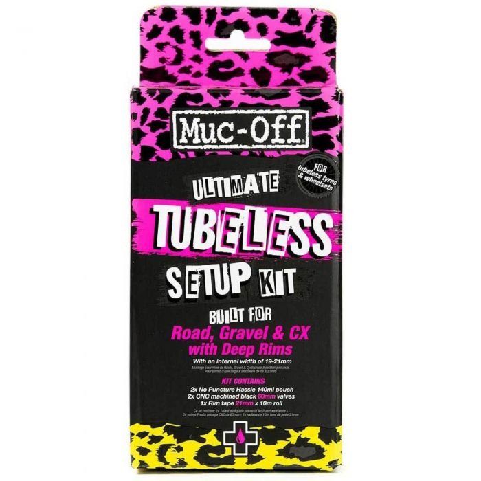 Muc-Off Ultimate Tubeless Setup Kit - Road/Gravel/CX 60mm Valves - Image 1