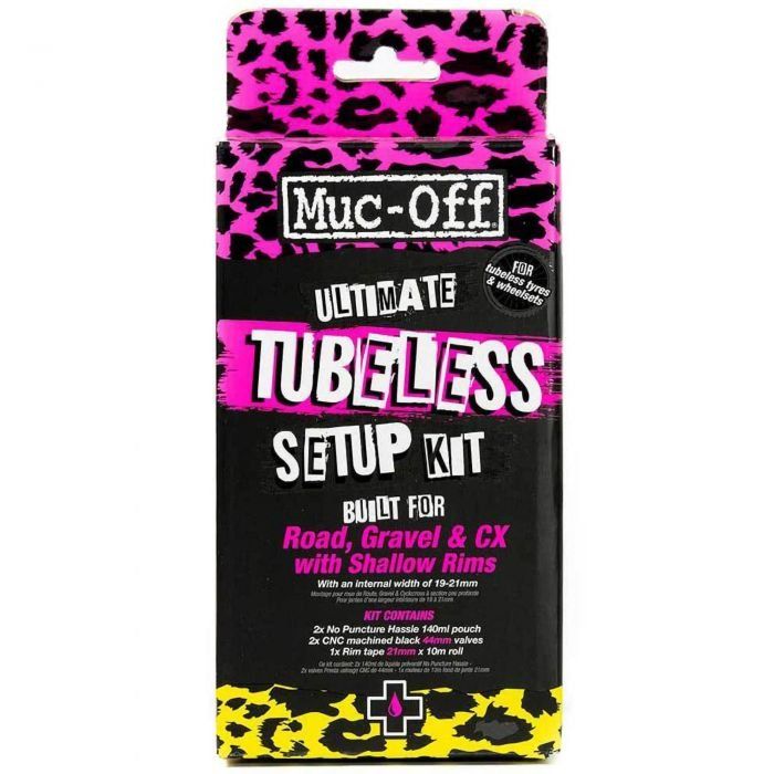 Muc-Off Ultimate Tubeless Setup Kit - Road/Gravel/CX 44mm Valves - Image 1