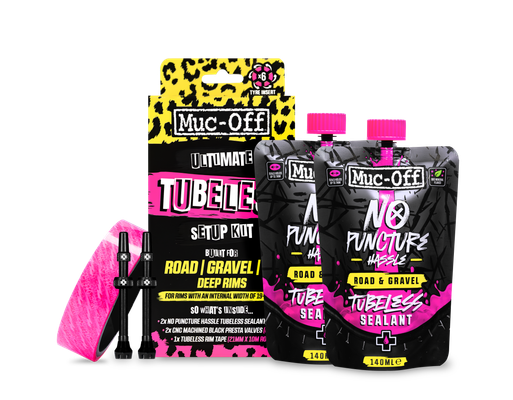 Muc-Off Ultimate Tubeless Setup Kit - Road/Gravel/CX 44mm Valves - Thumbnail 2