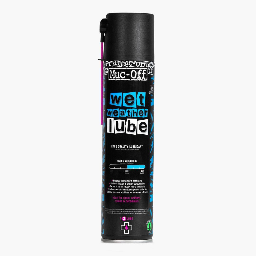 Muc-Off Wet Weather Lube 400ml Aerosol - Image 1
