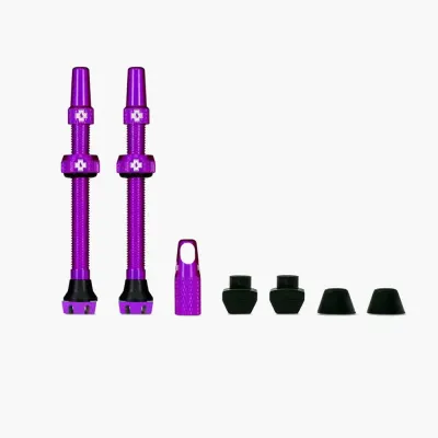 Muc-Off Tubeless Valve V2 - Purple, 44mm - Thumbnail 2