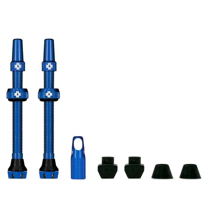 Muc-Off Tubeless Valve V2 - Blue, 44mm - Image 1