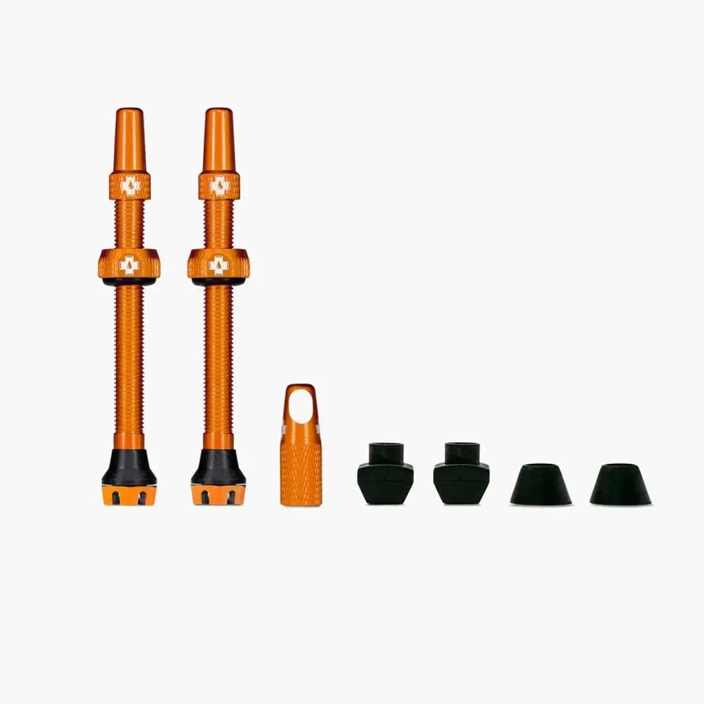 MucOff Tubeless Valve V2 Orange - Image 1