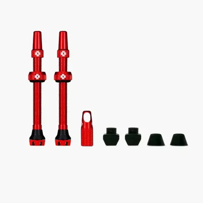 Muc-Off Tubeless Valve V2 - Red, 60mm - Thumbnail 2