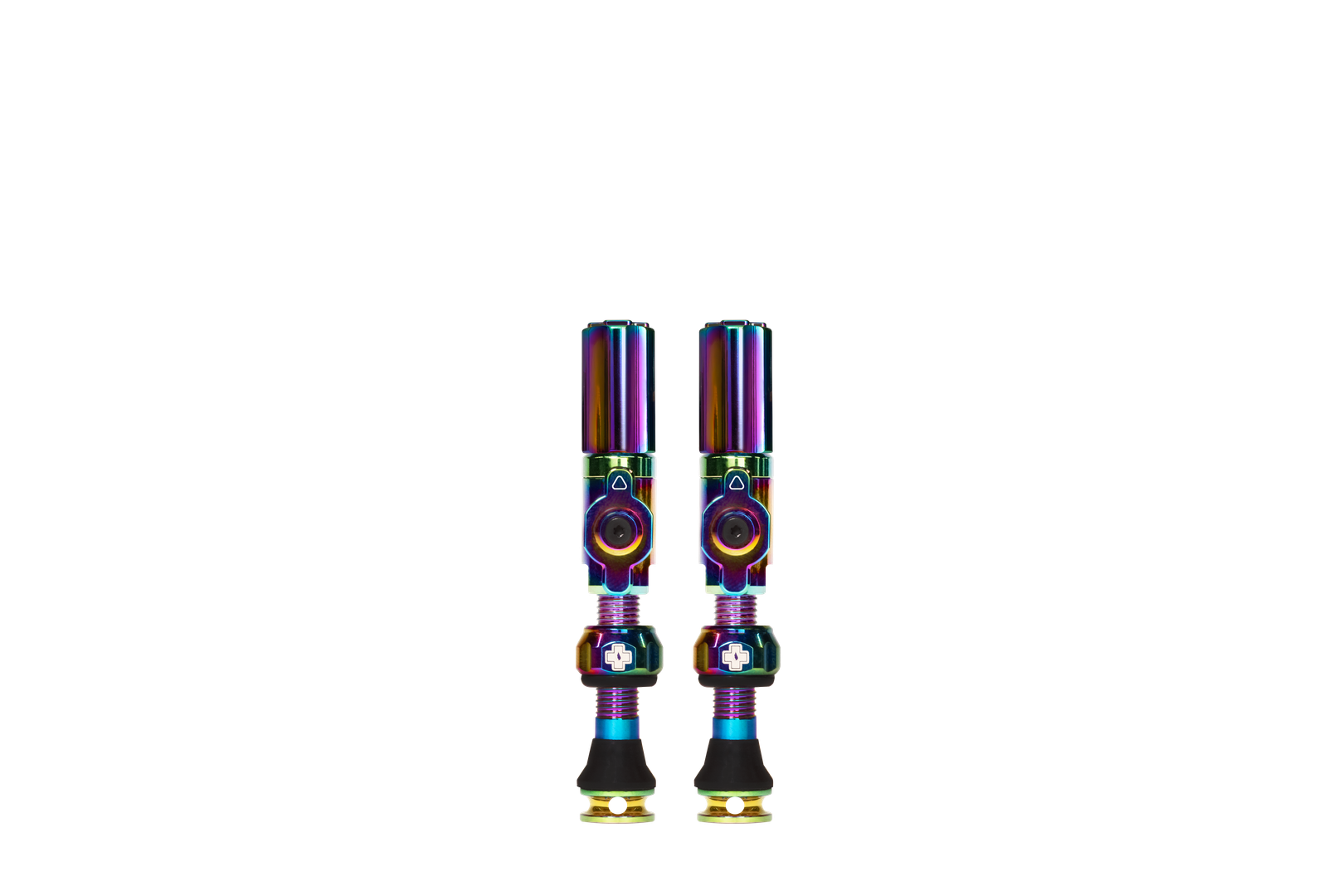 Muc-Off Big Bore Tubeless Valves - Hybrid, Medium, Iridescent - Image 1