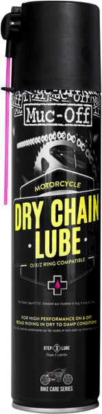 Muc-Off Motorcycle Dry Weather Chain Lube - 400ml - Thumbnail 2
