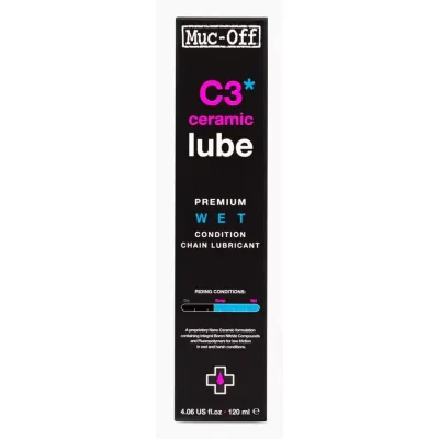 Muc-Off C3 Wet Ceramic Lube - 120ml - Thumbnail 2