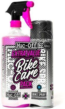 Muc-Off Duo Pack - Bike Cleaner 1Litre and Bike Spray 500ml Aerosol