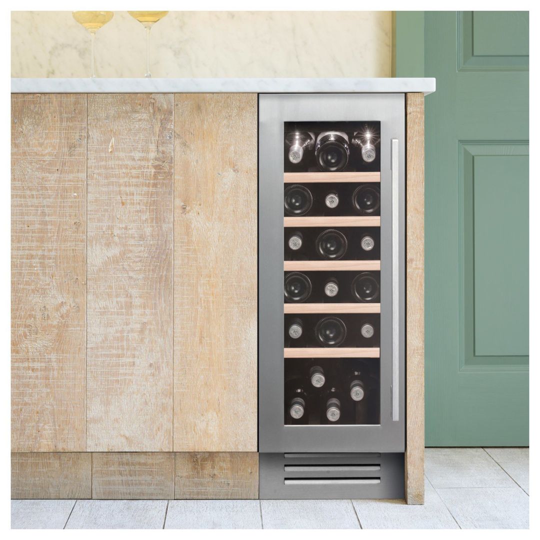 Caple WI3125 30cm Undercounter Wine Cooler - STAINLESS STEEL - Image 1