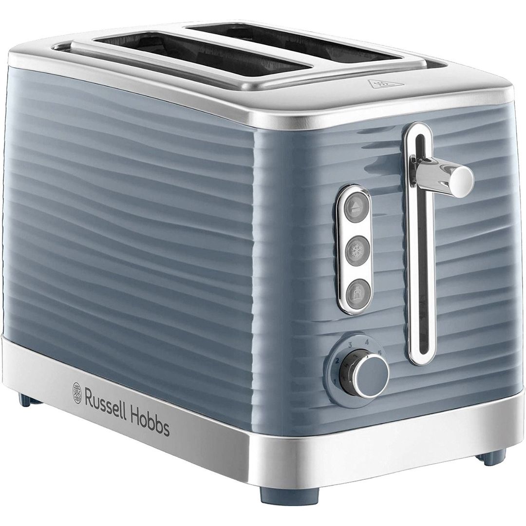 RUSSELL HOBBS Inspire 24373 2-Slice Toaster - Grey, Silver/Grey - Image 1