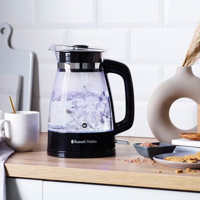 RUSSELL HOBBS Classic 26080 Jug Kettle - Black & Glass, Black