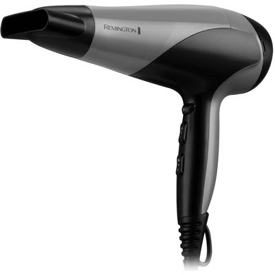 REMINGTON Ionic Dry 2200 D3190S Hair Dryer - Black and Silver, Black,Silver/Grey