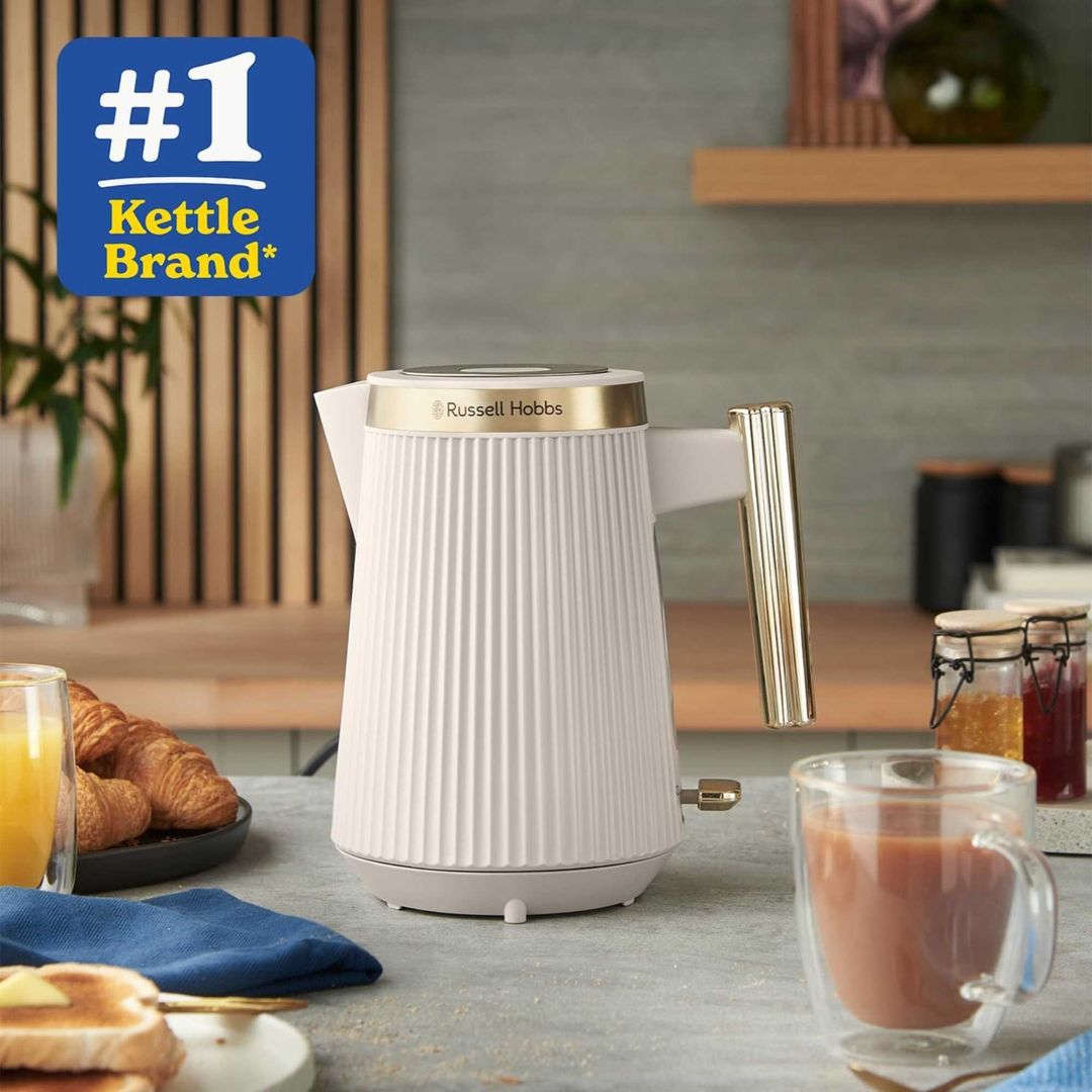RUSSELL HOBBS Bronte 26751 Jug Kettle - Stone, Silver/Grey - Image 1