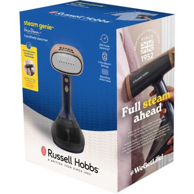 RUSSELL HOBBS VacuSteam Clothes Steamer - Midnight Blue, Blue