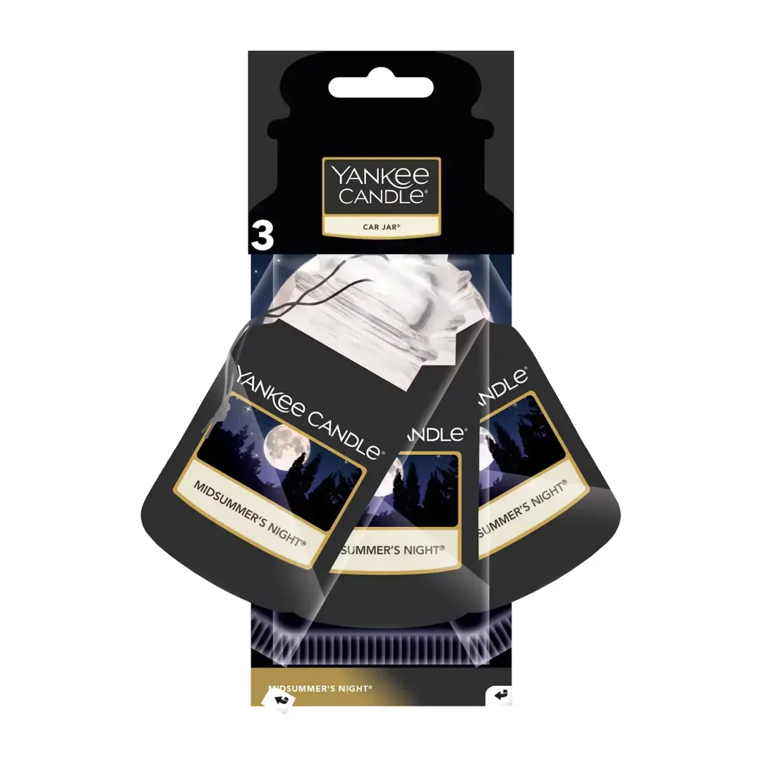 Yankee Candle Car Jar Bonus 3 Pack Midsummers Night | 1114285E | Euro Car Parts - Image 1