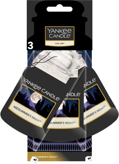 Yankee Candle Car Jar Bonus 3 Pack Midsummers Night | 1114285E | Euro Car Parts - Thumbnail 2