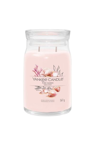 Yankee Candle Signature Large Jar Candle - Pink Sands 567g | Size: 567 g