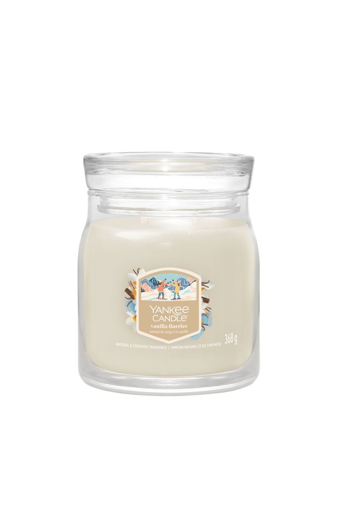 Yankee Candle Women's Signature Medium Jar Vanilla Flurries - Image 1