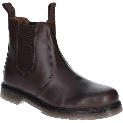 Amblers Mens Chelmsford Slip On Dealer Boots Brown Size 4