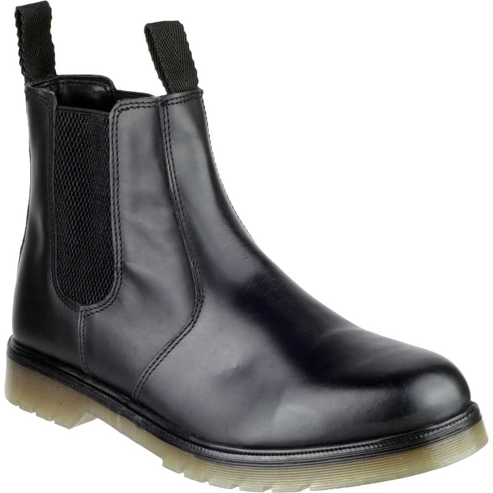 Amblers Mens Colchester Boots Black Size 4 - Image 1