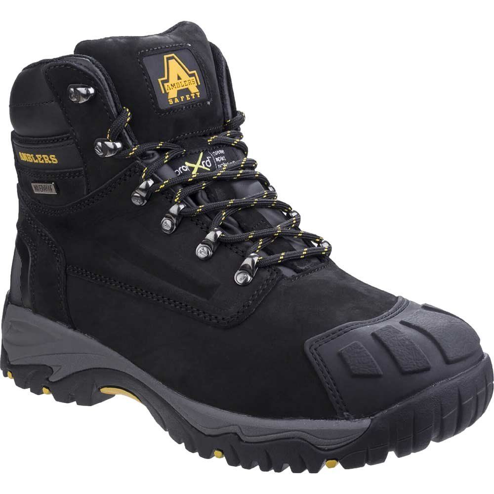 Amblers Mens Safety FS987 Metatarsal Protection Waterproof Safety Boots Black Size 10 - Image 1