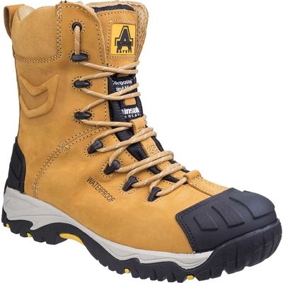 Amblers Mens Safety FS998 Waterproof Safety Boots Honey Size 13