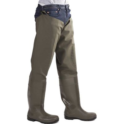 Amblers Safety Forth Thigh Safety Wader Green Size 6.5