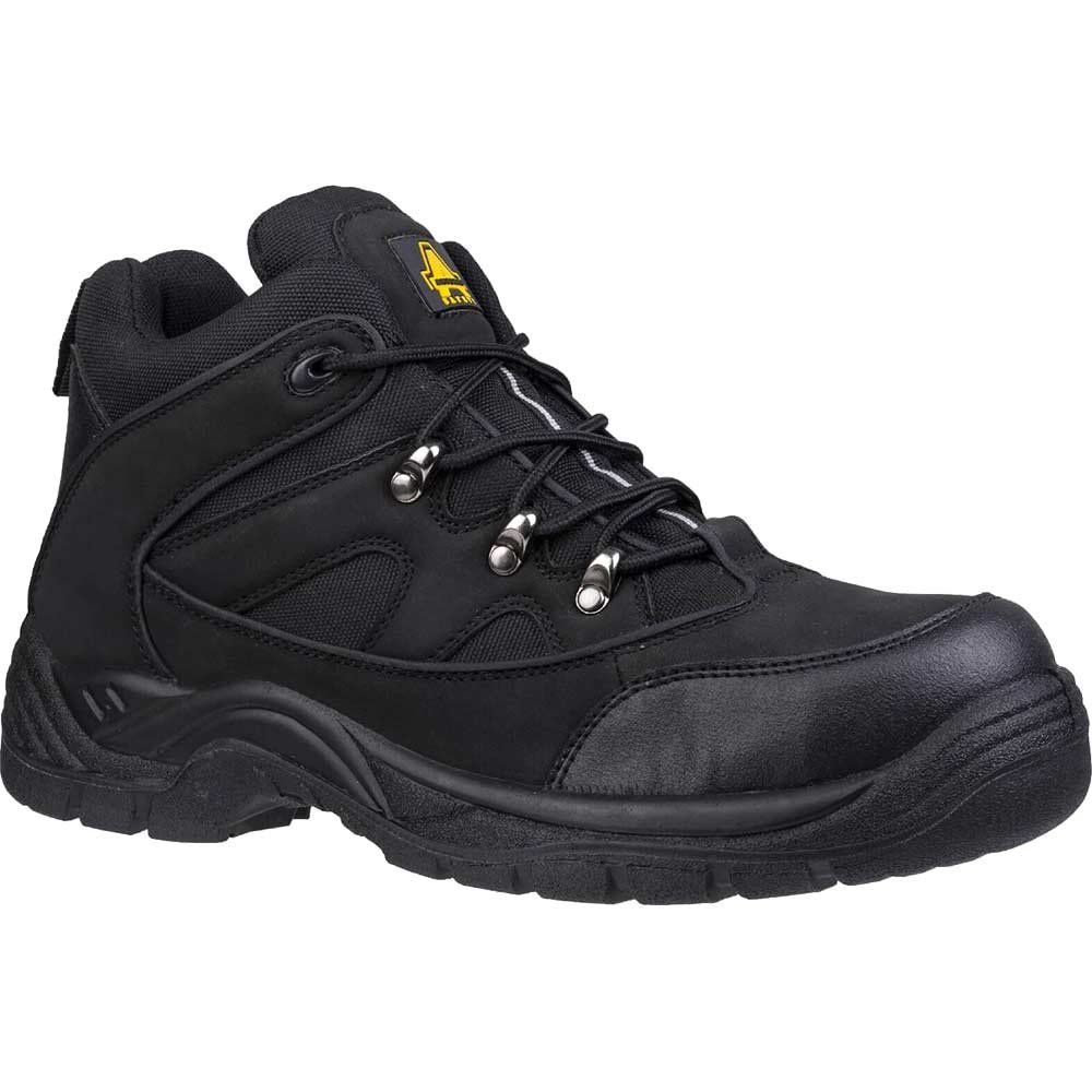Amblers Mens Safety FS151 Vegan Friendly Safety Boots Black Size 12 - Image 1