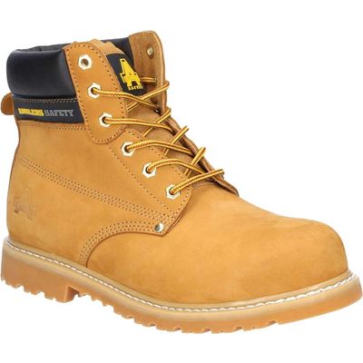 Amblers Mens Safety FS7 Goodyear Welted Safety Boots Honey Size 8
