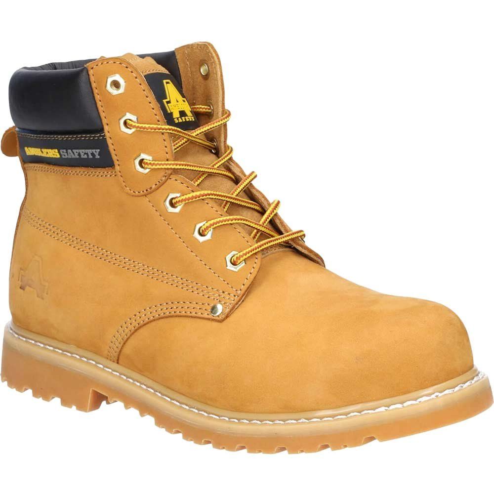 Amblers Mens Safety FS7 Goodyear Welted Safety Boots Honey Size 11 - Image 1