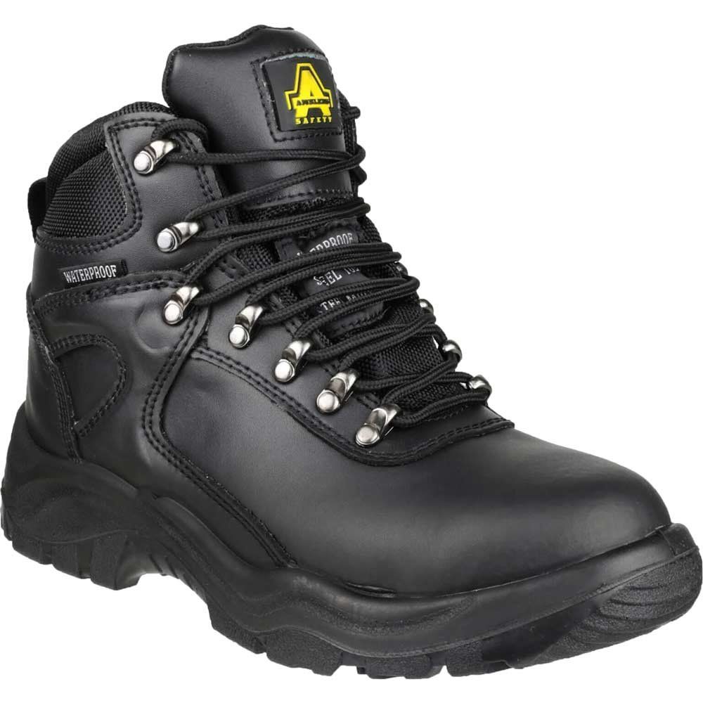 Amblers Mens Safety FS218 Waterproof Safety Boots Black Size 7 - Image 1