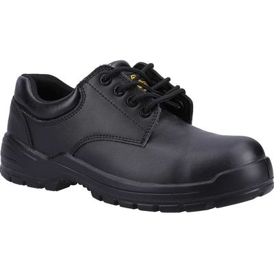 Amblers Safety FS38C Metal Free Composite Gibson Lace Safety Shoe Black Size 8