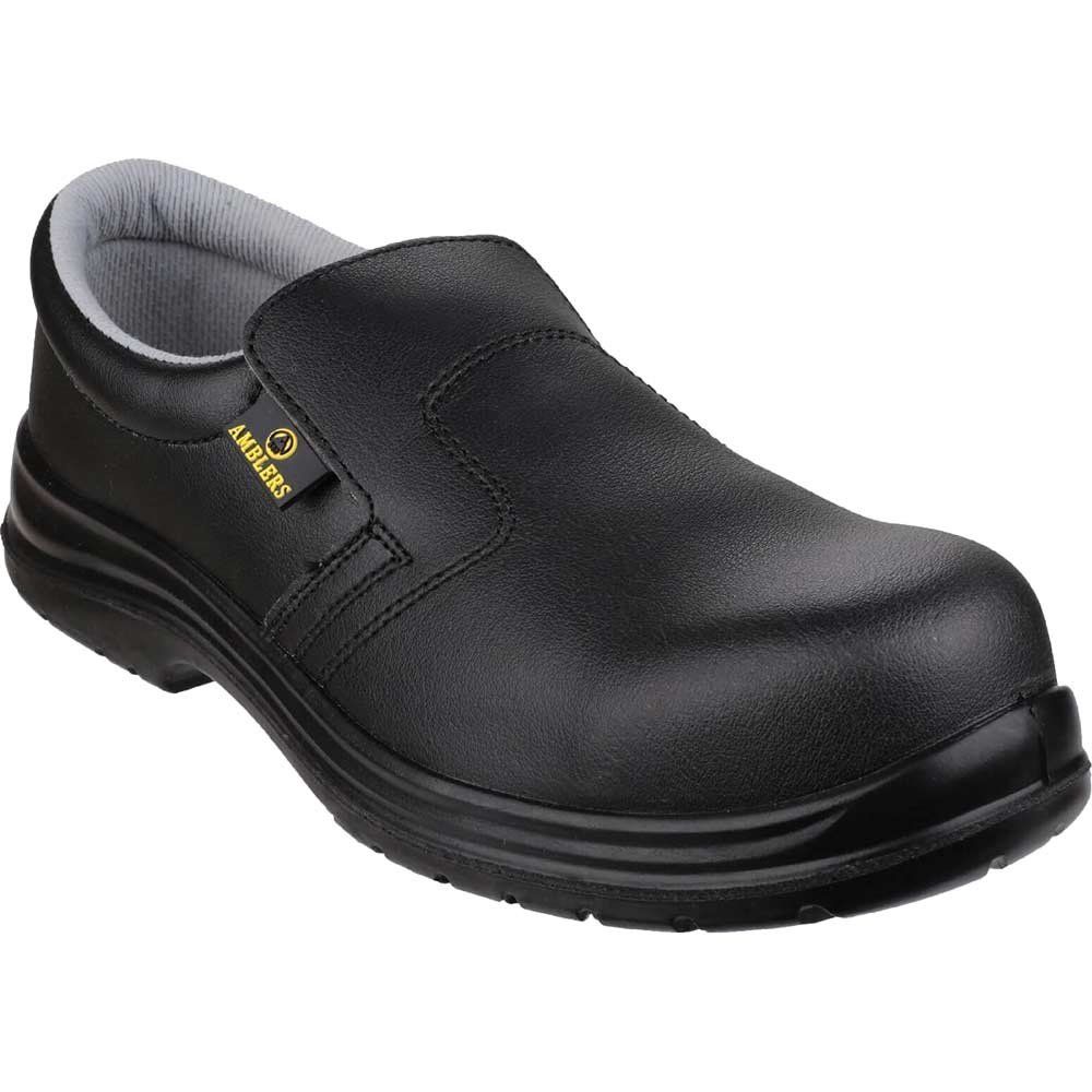Amblers Safety FS661 Metal Free Lightweight Slip On Safety Shoe Black Size 6 - Image 1