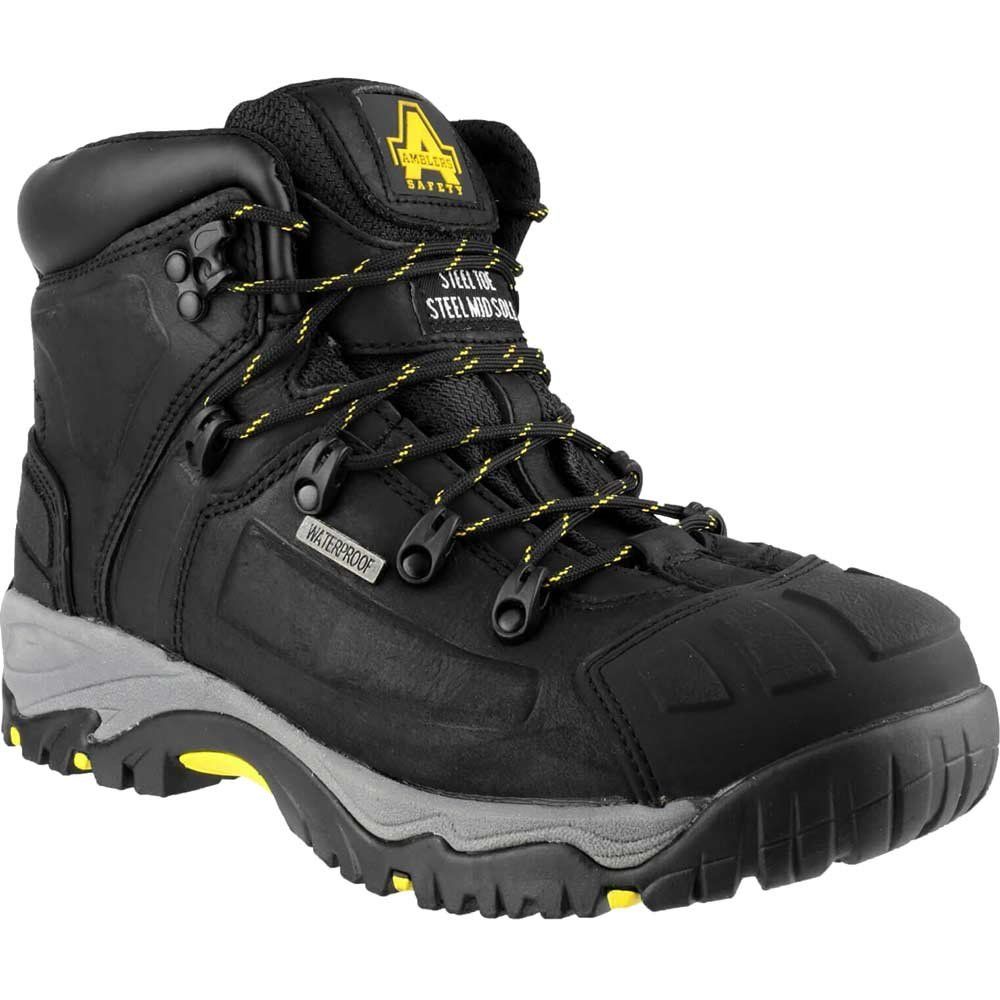 Amblers Safety FS32 Waterproof Safety Boots Black Size 10.5 - Image 1