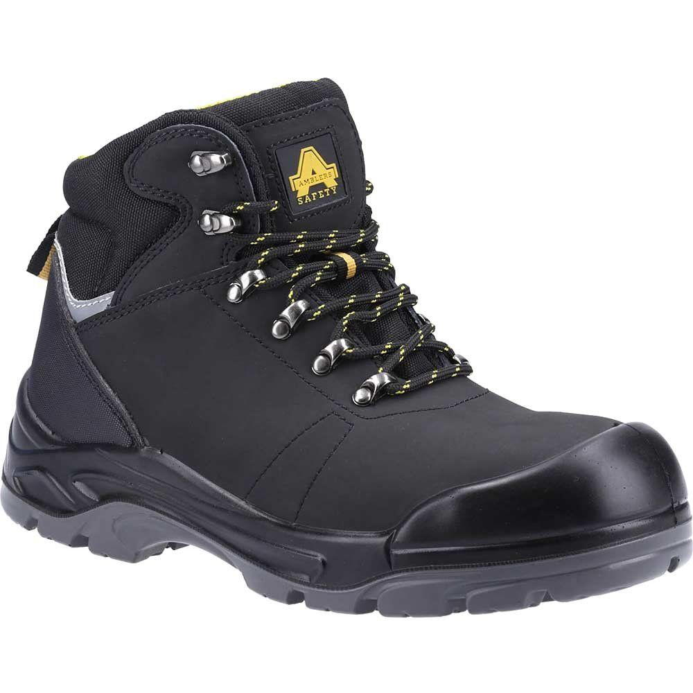 Amblers Safety As252 Lightweight Water Resistant Leather Safety Boots Black Size 4 - Image 1