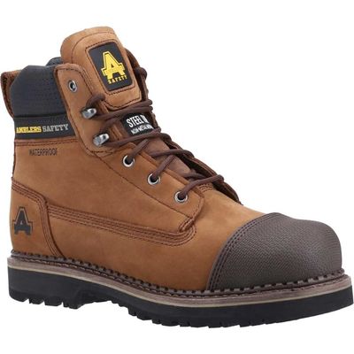 Amblers Mens Safety As233 Scuff Boots Brown Size 7