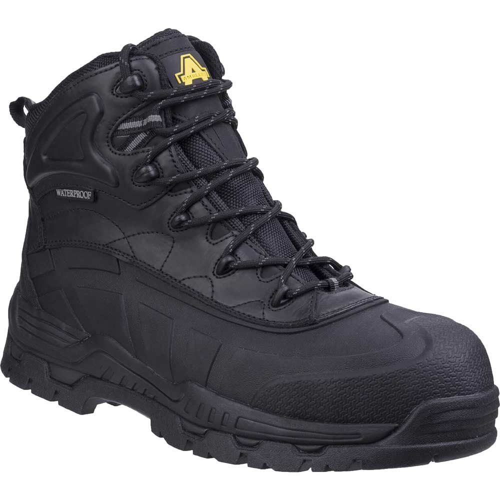 Amblers Safety FS430 Hybrid Waterproof Non-Metal Safety Boots Black Size 7 - Image 1