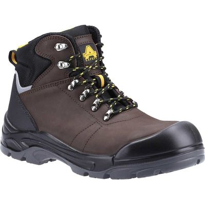 Amblers Safety AS203 Laymore Water Resistant Leather Safety Boot Brown Size 12