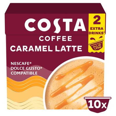Costa Coffee Barista Creations Caramel Latte 10 x 16g (160g)